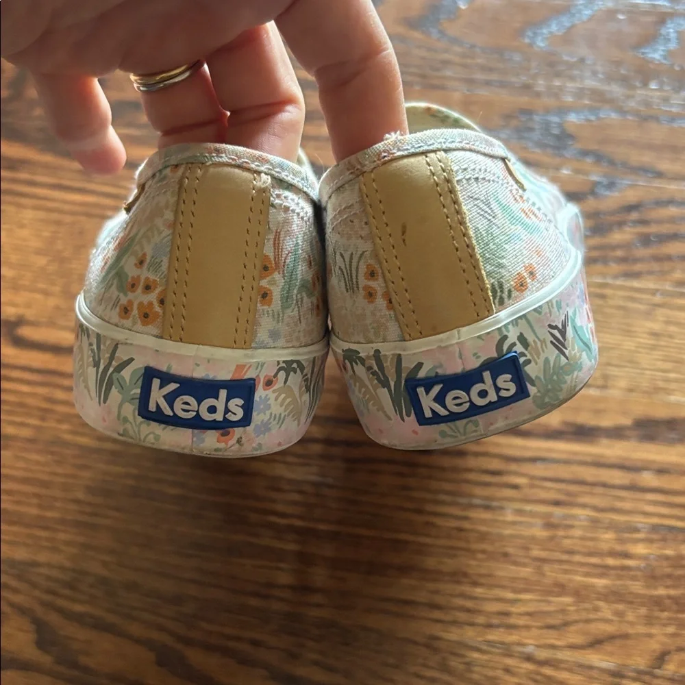 MISMATCHED Keds x Rifle Paper Co Double Decker Meadow Sneaker, size 7/7.5